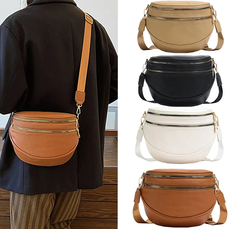 Leather Lux Roomie Bum Bag