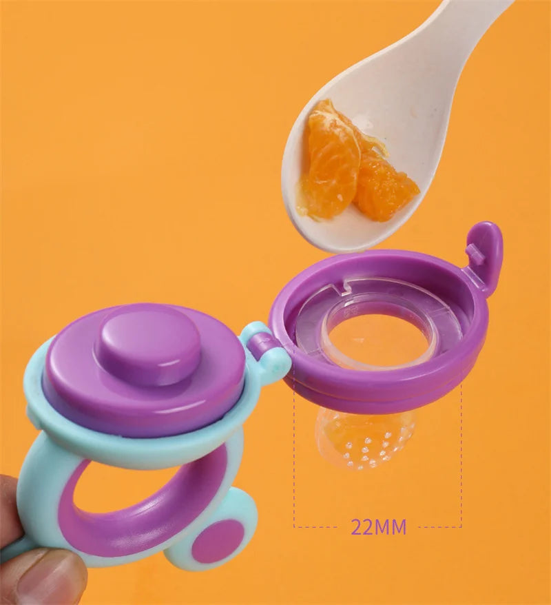 Baby Teether Nipple Fruit Food Feeder for New Bornsilicona Teethers Fresh Food Nibbler Pacifier Clip Baby Accessories BPA Free