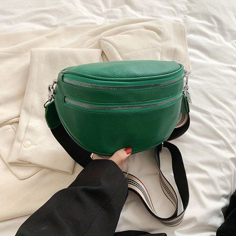 Leather Lux Roomie Bum Bag