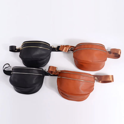 Leather Lux Roomie Bum Bag